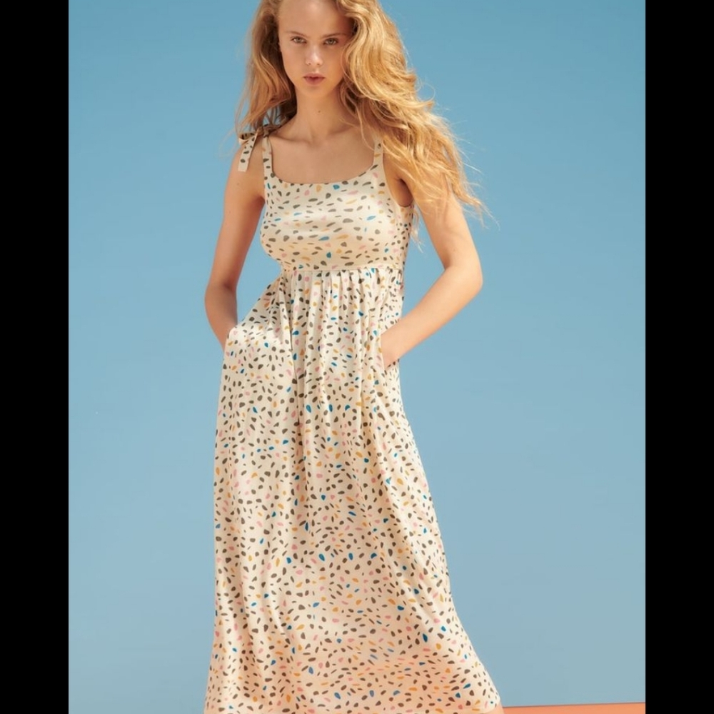 Zara Polka Dot knit dress
